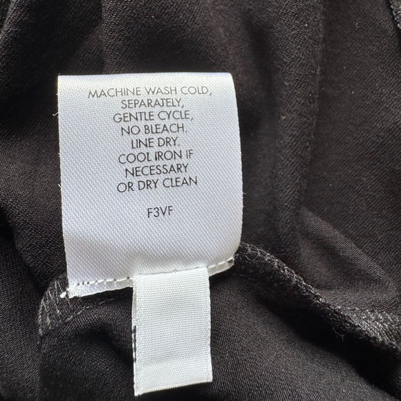 Eileen Fisher Black Sleeveless Dress Size S Minimalist Asymmetrical Hem black - Picture 7 of 14